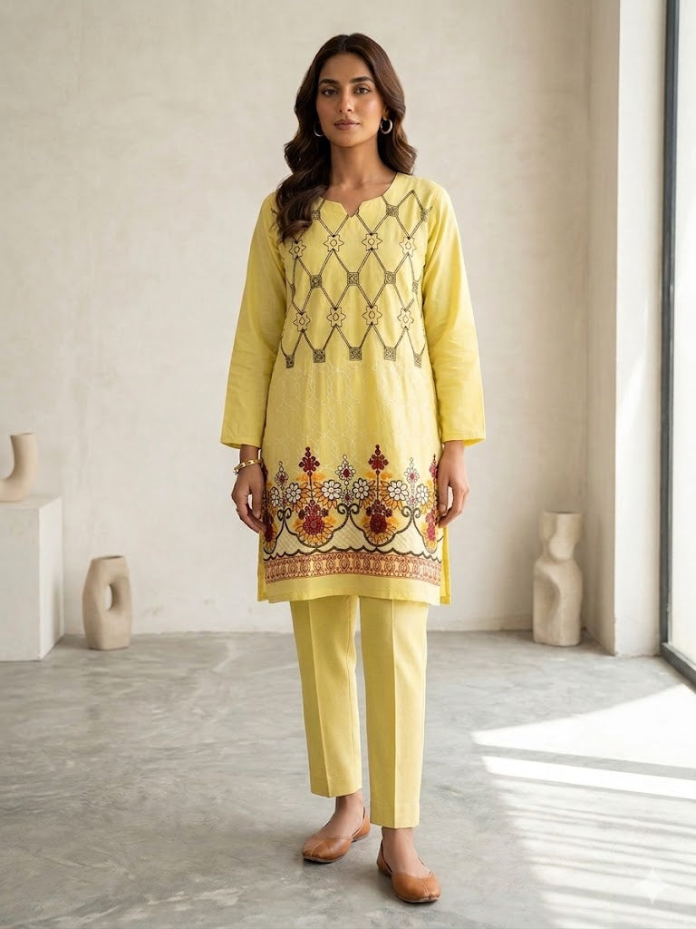 Arabic Linen 2 PC - Cord Set