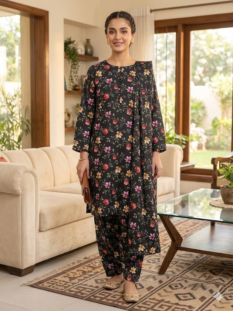 All Over Digital Printed Summer Cotton-2PC