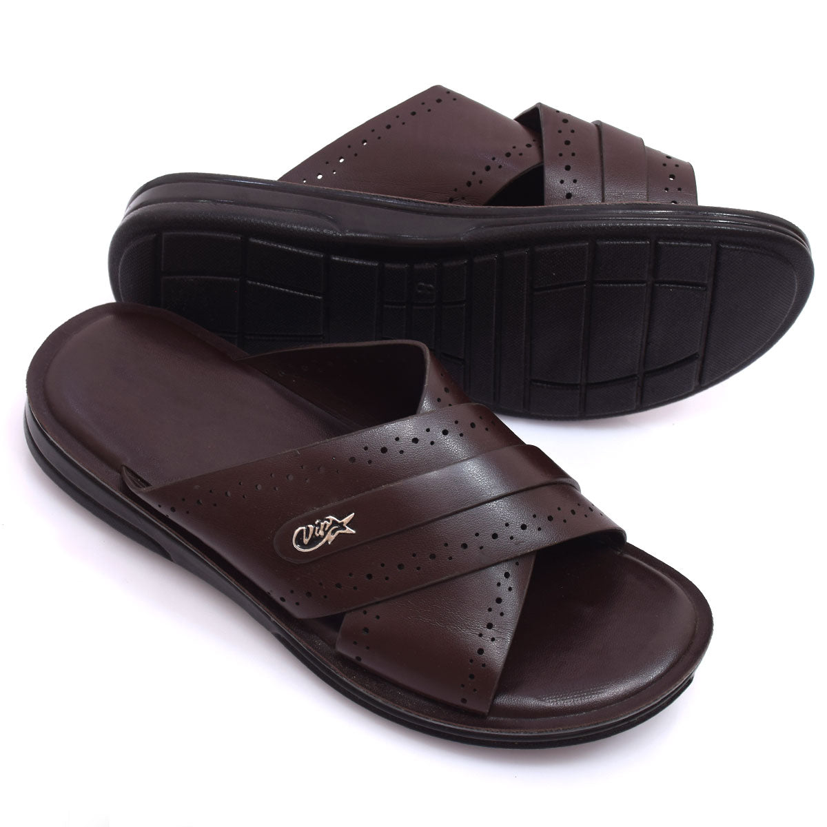 Elite Buckle Brown Slide - W4
