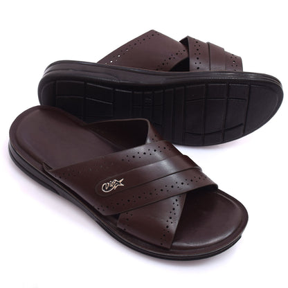 Elite Buckle Brown Slide - W4