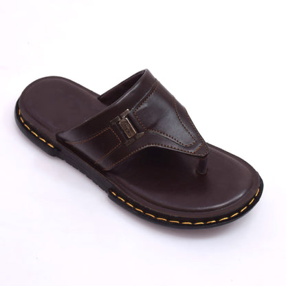 Crown Textured Brown Slides – V8