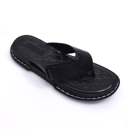 Crown Textured Black Slides – V12