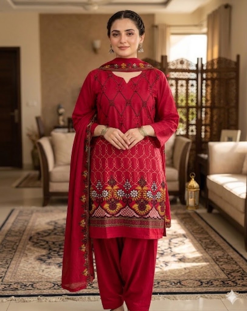 Arabic Linen 2 PC - Cord Set