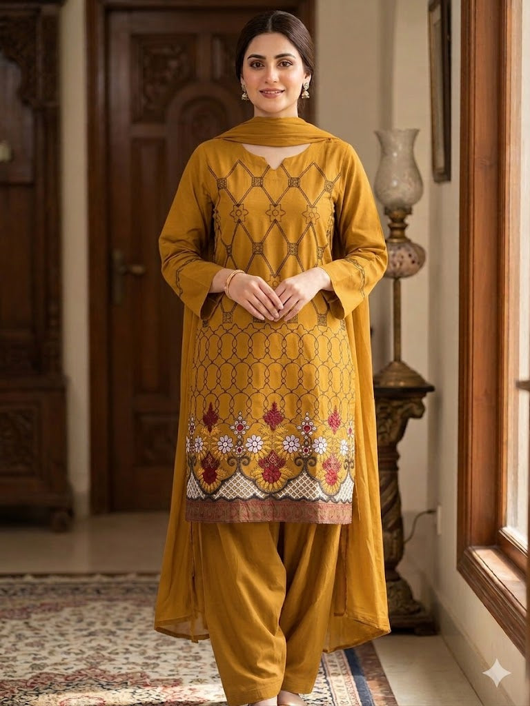 Arabic Linen 2 PC - Cord Set