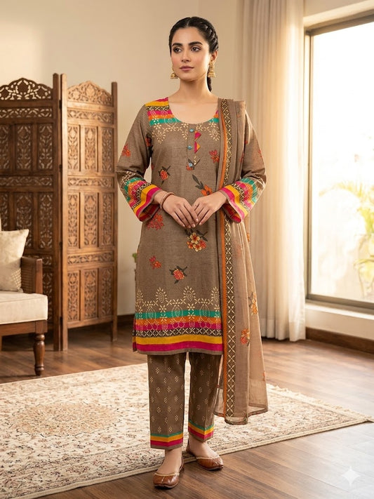 Lawn 2 PC - Cord Set Stitched