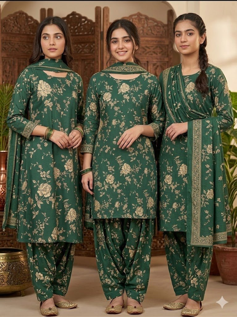All Over Digital Printed Summer Cotton-2PC