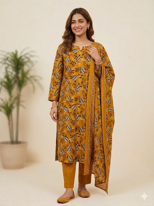 All Over Digital Printed Summer Cotton-2PC