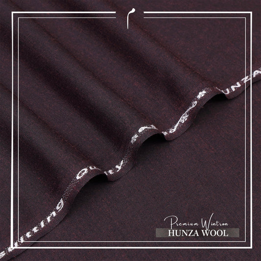 HUNZA WOOL - Maroon - HW - 04