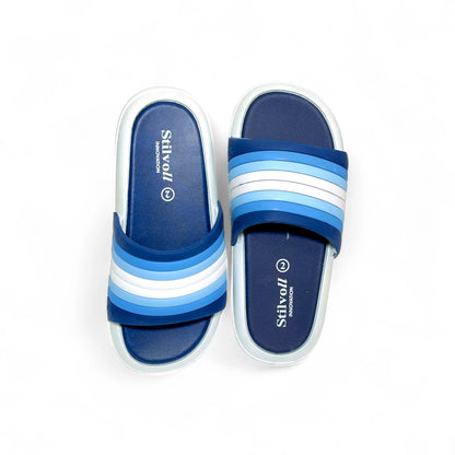 Imported Multi Lines Blue Slides